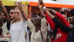 People holding hands