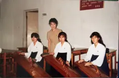 평양에서 통신교육을 받던 시절의 박순아 연주자