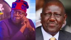 Aarẹ Bola Tinubu wọ aṣọ buba buluu, Aarẹ William Ruto wọ kootu dudu pẹlu ẹwu funfun