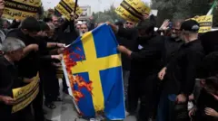 «Ответная» акция протеста мусульман в Швеции