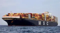 પનામાના જહાજ એમએસસી ફ્રાન્સેસ્કાની પ્રતીકાત્મક તસવીર