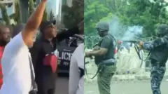 Awọn oluwọde to n beere fun utusilẹ Nnamdi Kanu atawọn ọlọpaa to n yin tajutaju