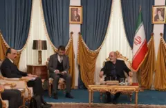 تصویری از دیدار ابراهیم کالین رئیس سازمان اطلاعات ترکیه و علی اکبر احمدیان دبیر شورای عالی امنیت ملی

