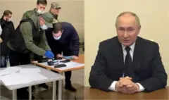 Aworan aarẹ Vladimir Putin awọn oluwadii