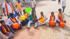 கர்நாடகாவில் விவசாயிகள் போராட்டம்