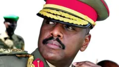 Gen Muhoozi Kainerugaba is the Ugandan president's eldest son