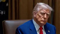 Donald Trump during a cabinet meeting on Thursday