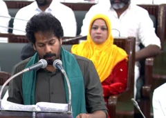 வேளாண் பட்ஜெட்டை தாக்கல் செய்யும் அமைச்சர் வினோத் 