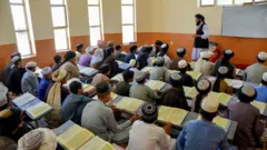یک مدرسه جهادی طالبان در قندهار