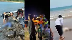 Penemuan tiga jasad tanpa kepala di Lampung. 