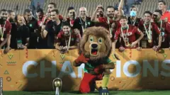 L'équipe A' du Maroc vainqueure du CHAN.