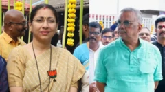 स्नेहा दुबे पंडित आणि हितेंद्र ठाकूर