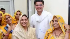 শচীন পাইলটের সঙ্গে সঞ্জনা জাটভ