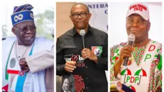 Tinubu, Obi na Atiku