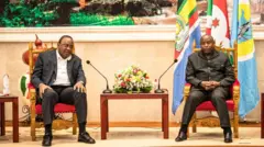 Uhuru Kenyatta na Evarister Ndayishimiye