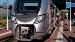 Gariyamoshi kuri stasiyo mu majyepfo ashyira uburengerazuba bw'Ubufaransa