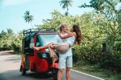 Foreign couple in Sri Lanka
