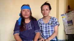 નેંગનેઈ ચોંગ અને તેમનાં દીકરી 