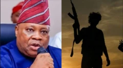 Aworan gomina Adeleke ati agbebọn