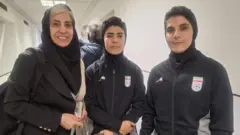 بازیکنان تیم ملی ایران و زهرا سلطان مشکین کار