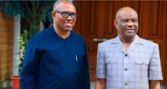 Aworan Peter Obi ati Nyesome Wike