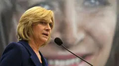 Evelyn Matthei, candidata do partido União Democrática Independente (UDI)