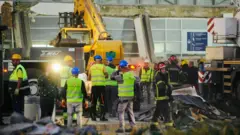 Железничка станица у Новом Саду после пада надстрешнице