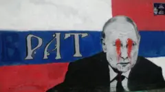 Mural Putinu u Beogradu