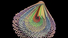 Un nanotubo de paredes múltiples que se abre y despliega para crear láminas largas y delgadas 