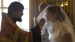 مراسم عقد نکاح زوج روس