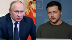 Путин и Зеленский