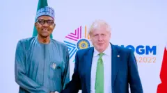 Buhari da Boris Johnson