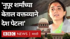 नुपूर शर्मांनी देशाची माफी मागावी असंही कोर्टाने म्हटलं