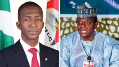 Gwamna Matawalle da Abdulrasheed Bawa