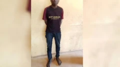 Photo of Sunday Shodipe wey Police release