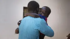 በደቡብ ሱዳን ከቤተሰቦቹ ጋር የተገናኘ ህፃን 
