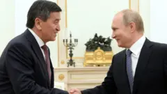 Сооронбай Жээнбеков менен Владимир Путин