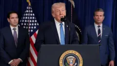 ট্রাম্প বলেছেন, ভেনেজুয়েলায় 'যতক্ষণ না আমরা নিরাপদ, যথাযথ ও বিচক্ষণভাবে ক্ষমতার স্থানান্তর নিশ্চিত করতে পারি' ততক্ষণ দেশটি 'পরিচালনা' করবে যুক্তরাষ্ট্র