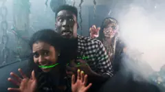 ilustrasi rumah hantu