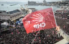 CHP'nin 2014'teki yerel seçimler öncesinde İstanbul, Kadıköy'de düzenlediği miting