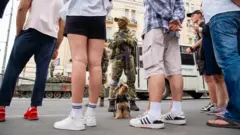 танки ЧВК Вагнер на улицах Ростова