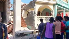 Edifício desmoronado em Jérémie, Haiti
