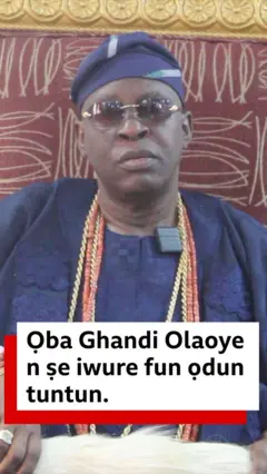 Aworan ọba Ghandi Olaoye, Ṣọun ti Ogbomọṣọ