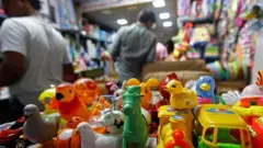 中國商品在印度隨處可見