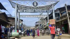 इंडो-म्यानमार सीमेवरचं मैत्री गेट
