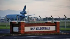 قاعدة أمريكية في سافوك ببريطانيا