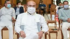 मणिपुर के मुख्यमंत्री एन बीरेन सिंह