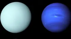 ดาวเนปจูนและดาวยูเรนัส