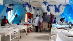 Dhukkubsattoonni hospitaala Keniya tokko keessatti yaalamaa jiran