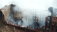 сгоревшее здание